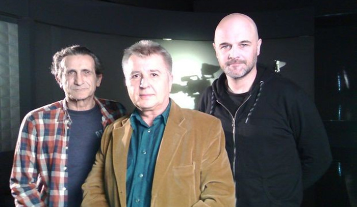 Глумци Радоје Чупић, Ненад Пећинар и аутор серијала "Читање позоришта"