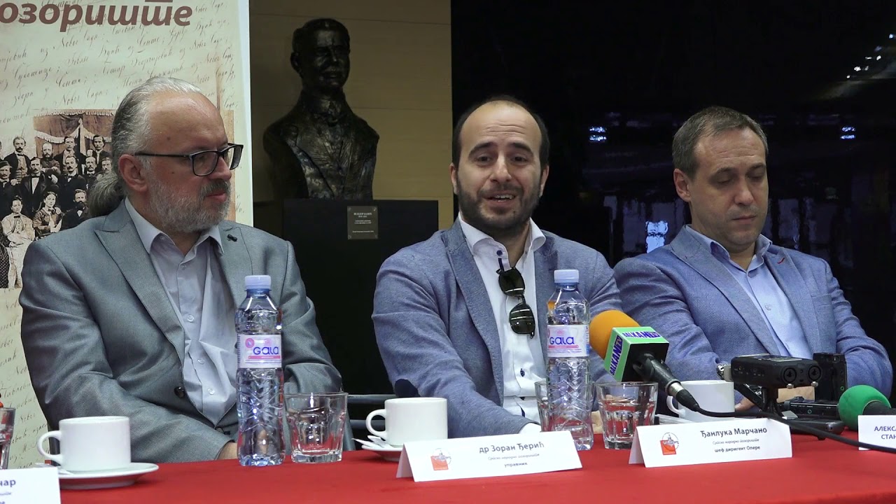 Kонференција за медије поводом премијере комичнe оперe „Пепељуга“